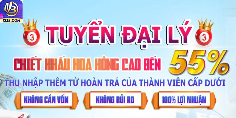 Hợp Tác Đại Lý 123B – Nhận Hoa Hồng Khủng Và Nhiều Đãi Ngộ