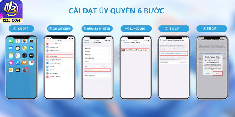 Thương hiệu 123B có xây dựng app trên điện thoại